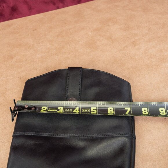 Sam Edelman Wmn Drina Black Leather Fashion Equestrian Riding Knee Boots sz 6.5M - Picture 8 of 10